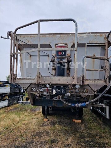 Semi-reboque basculante SCHWARZMÜLLER Stahlmulde HARDOX 28 m³