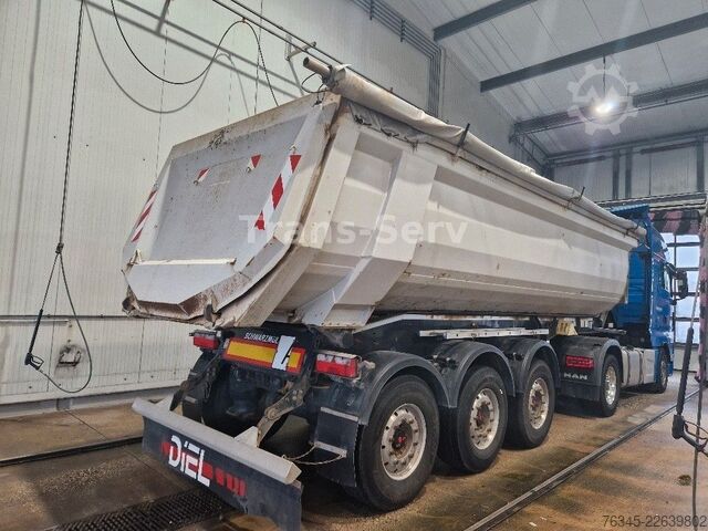 Semi-reboque basculante SCHWARZMÜLLER Stahlmulde HARDOX 28 m³