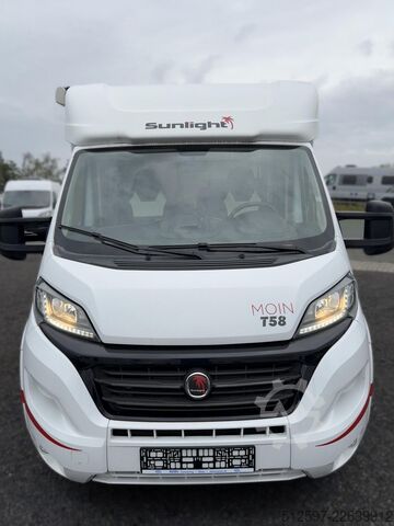 Teilintegriertes Wohnmobil SUNLIGHT T 58 SAT/TV,Solar,RFK,Markise