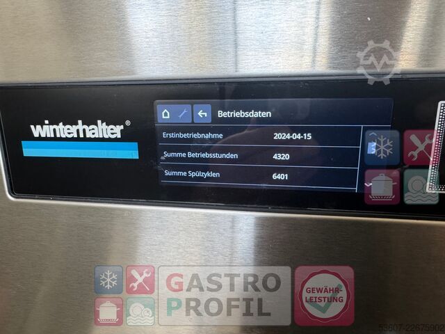 Hauben Spülmaschine Winterhalter Typ PT-L Energy Plus.