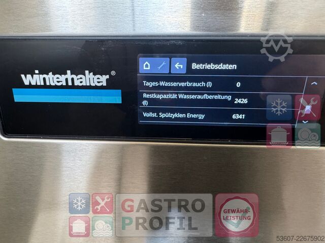 Hauben Spülmaschine Winterhalter Typ PT-L Energy Plus.