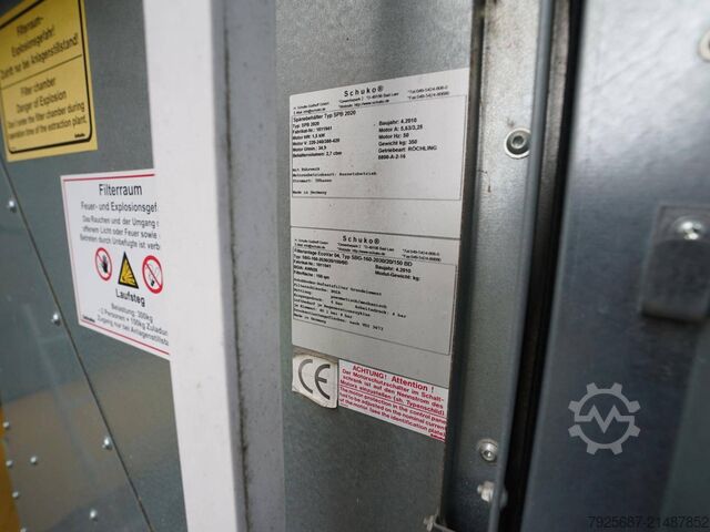 Stationair afzuigsysteem Schuko EcoVar 04 SBG - 160 - 2030 / 20 / 150 BD