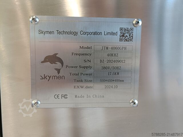 Ultralydsrenseanlæg Skymen JTM‑4060GDH