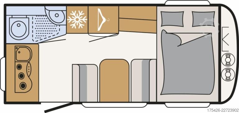Caravana DETHLEFFS c-joy Active 420 QSH *Active-Paket*Bad-Fenster*