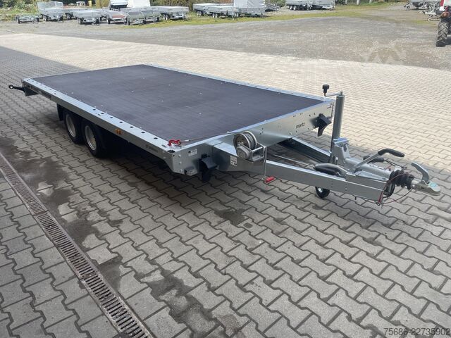 Reboque porta-carros Martz 406cm x 211cm 2,7T + Rampen + Seilwinde