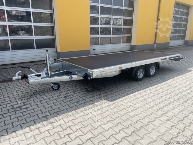 Reboque porta-carros Martz 406cm x 211cm 2,7T + Rampen + Seilwinde