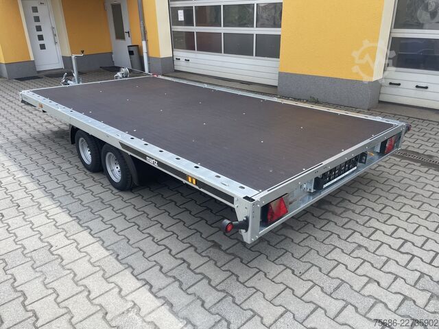Reboque porta-carros Martz 406cm x 211cm 2,7T + Rampen + Seilwinde