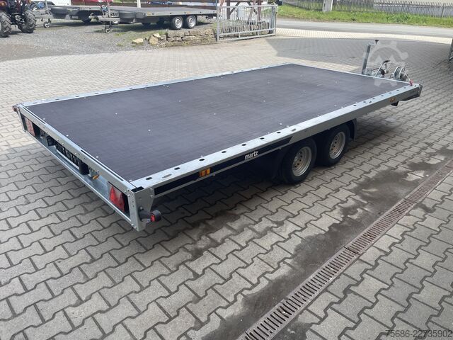 Reboque porta-carros Martz 406cm x 211cm 2,7T + Rampen + Seilwinde