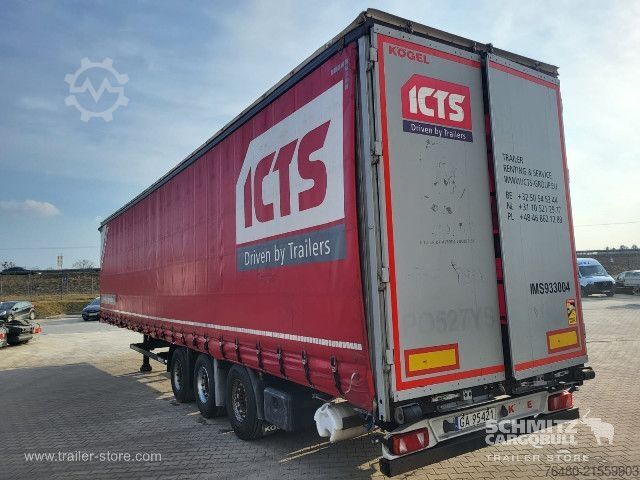 Auflieger mit Pritsche & Plane Kögel Schiebeplane Mega