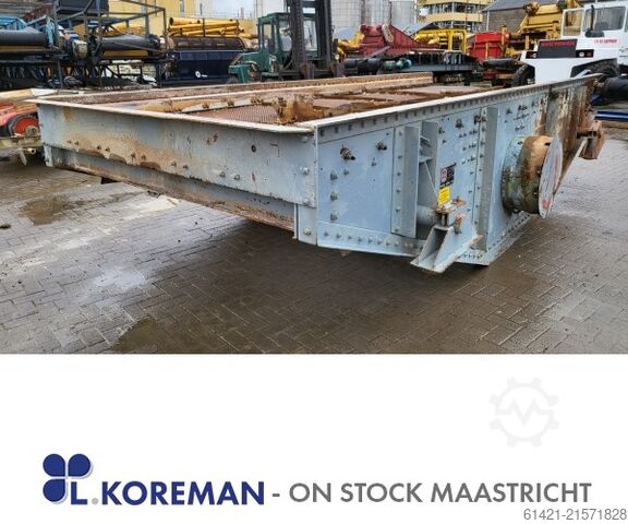 Peneira vibratória GFA 22,5/60-1  Screening machine GFA 22,5/60-1