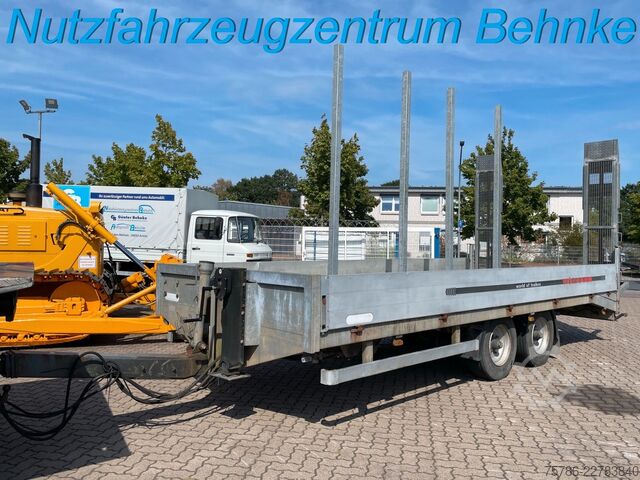 Rimorchio a pianale ribassato Wörmann Tieflader TÜ 9/12 / 6.20m/ Nutzlast 7.0t