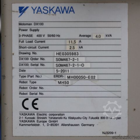 Industriële robot Yaskawa Motoman MH50 mit DX100