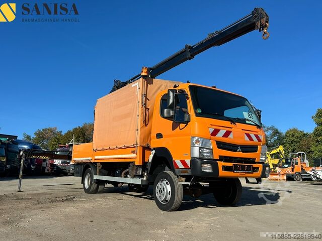 Tipvogn varebil Mitsubishi Fuso Canter6C18/KranHIAB/4x4Allrad/Klima