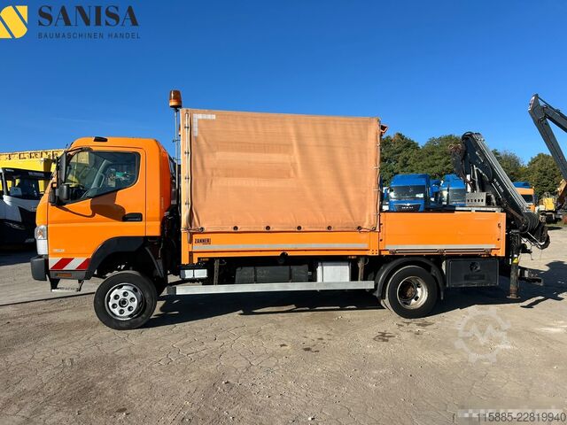 Tipvogn varebil Mitsubishi Fuso Canter6C18/KranHIAB/4x4Allrad/Klima