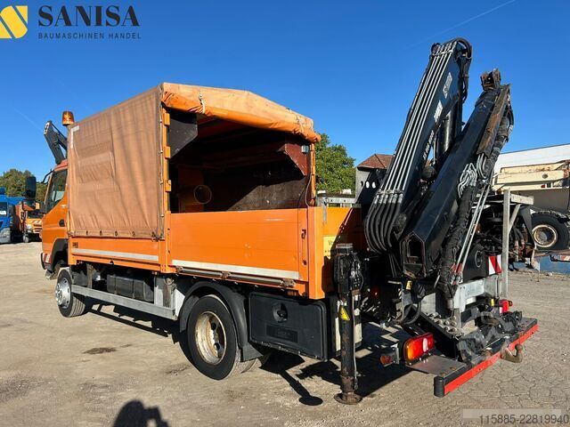 Tipvogn varebil Mitsubishi Fuso Canter6C18/KranHIAB/4x4Allrad/Klima