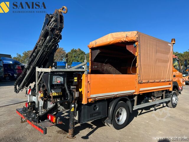 Tipvogn varebil Mitsubishi Fuso Canter6C18/KranHIAB/4x4Allrad/Klima