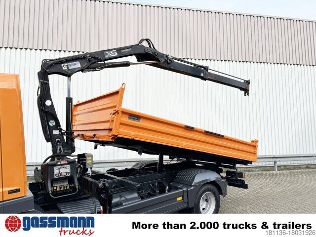 Billenőplatós furgon Mercedes-Benz Atego 815 K 4x2 mit Kran Hiab 055 B-1 CL