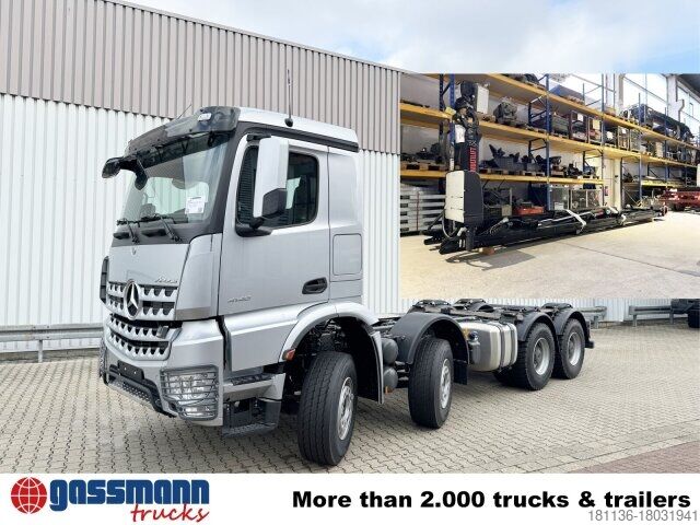 Haakarm vrachtwagen Mercedes-Benz Arocs 4148 K 8x4/4/45, Turbo-Retarder-Kupplung,