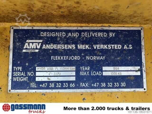 Spezial-LKW Iveco Trakker AD260T36 6x4, AMV Hubsteiger + Kompressor,