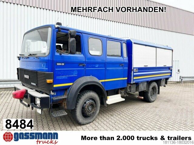 Brandweerwagen Iveco 120-23 AW 4x4 Doka, V8-Motor, Gerätewagen,