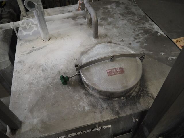 CIP-installation, tank, pumper, varmeveksler Westfalia Separator AG, Hilge, Endress + CIP-TANK 3000 L, EURO-HYGIA-B-SUPER-II