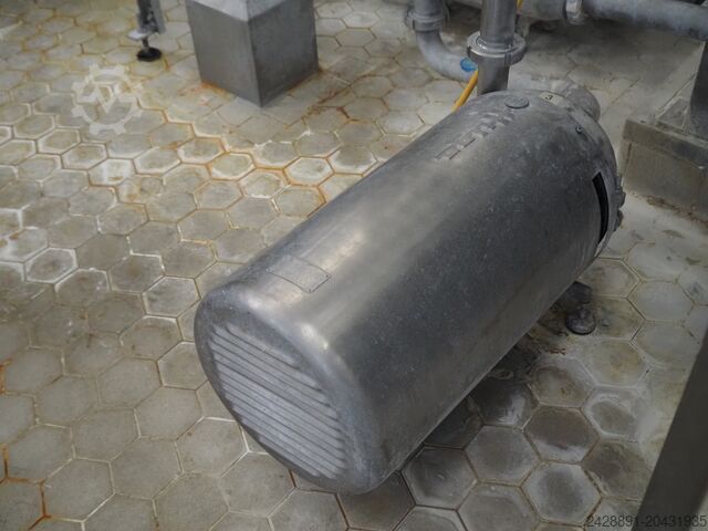 CIP-installation, tank, pumper, varmeveksler Westfalia Separator AG, Hilge, Endress + CIP-TANK 3000 L, EURO-HYGIA-B-SUPER-II