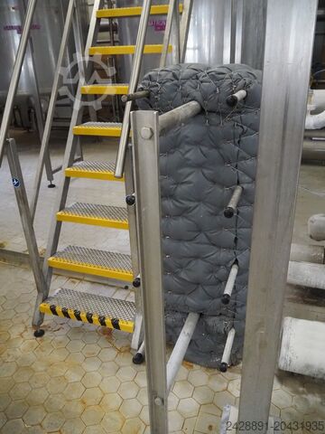 CIP-installation, tank, pumper, varmeveksler Westfalia Separator AG, Hilge, Endress + CIP-TANK 3000 L, EURO-HYGIA-B-SUPER-II