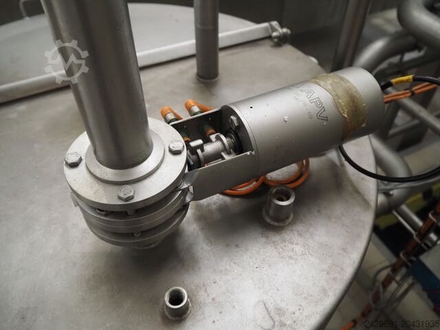 CIP-installation, tank, pumper, varmeveksler Westfalia Separator AG, Hilge, Endress + CIP-TANK 3000 L, EURO-HYGIA-B-SUPER-II