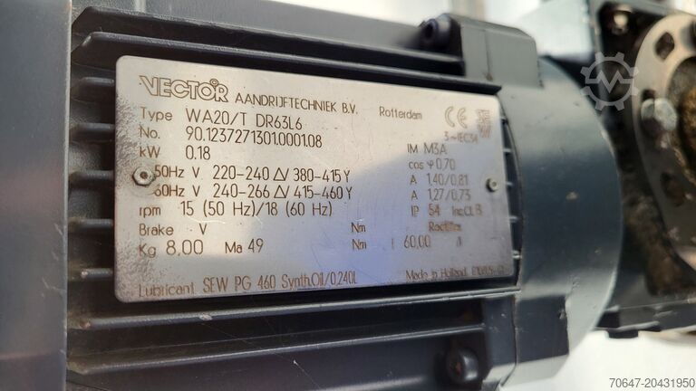 Przenośnik taśmowy 220 x 40 cm BCK HOLLAND N60