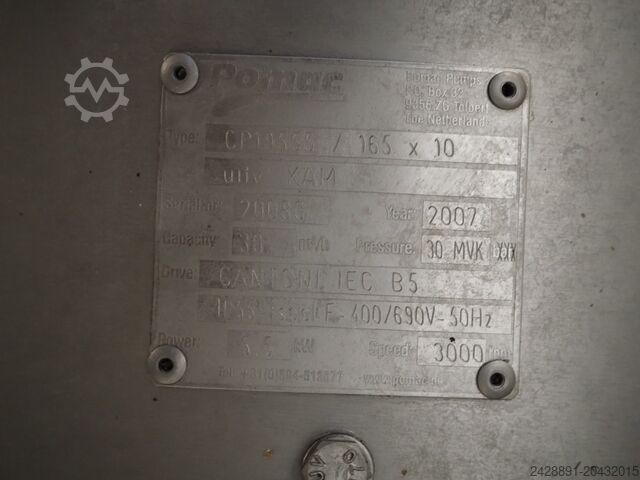 Linia do pasteryzacji maślanki Alfa Laval, Tetra Pak C8-K8M, CP19555, HP-5032/170