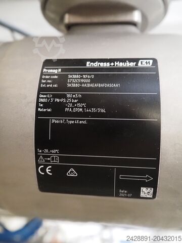 Línea de pasteurización de suero de mantequilla Alfa Laval, Tetra Pak C8-K8M, CP19555, HP-5032/170