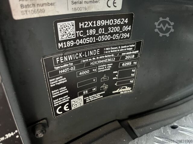 LPG Forklifts Linde H40T-02