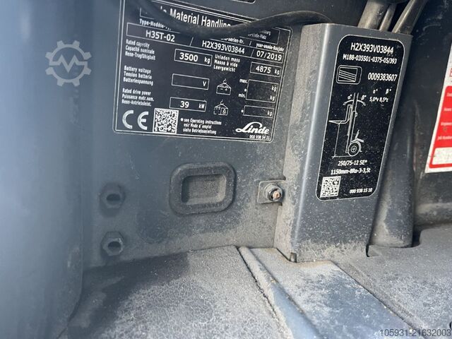 LPG Forklifts Linde H35T-02