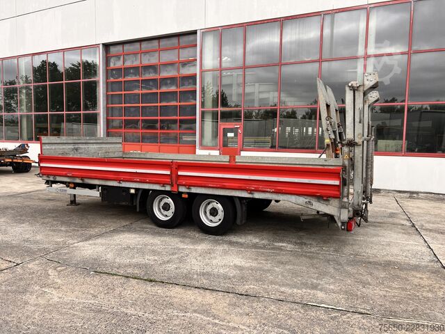 Rimorchio a pianale ribassato Schmid Fahrzeugbau TUE 105SR  Tandemtieflader, Luftgefedert