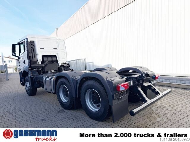 Chasis de camión MAN TGS 33.480 6x4 BL CH, Nebenantrieb