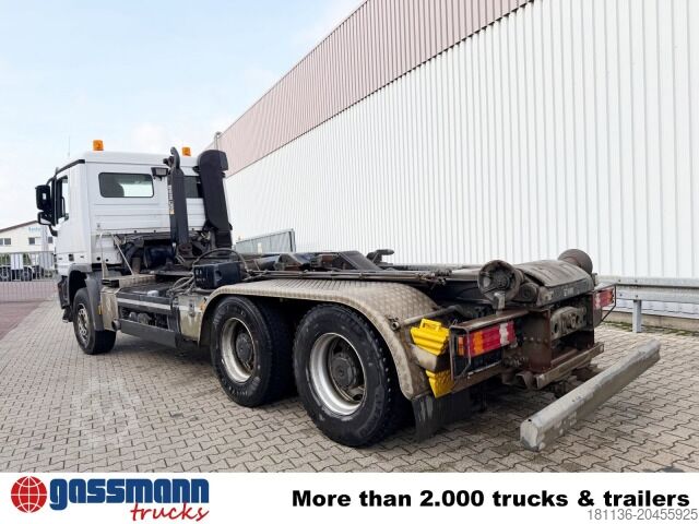 Camión portacontenedores de gancho Mercedes-Benz Actros 2644 L 6x4