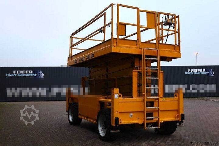 Ollós emelő JLG 203-24 Diesel, 4x4 Drive, 22.3m Working Height, 75