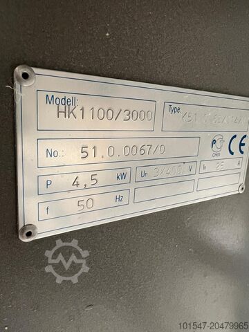 Kneedkom-kantelaar König HK 1100/3000