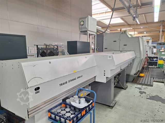Centro de torneamento e fresagem CNC TRAUB TNX 65