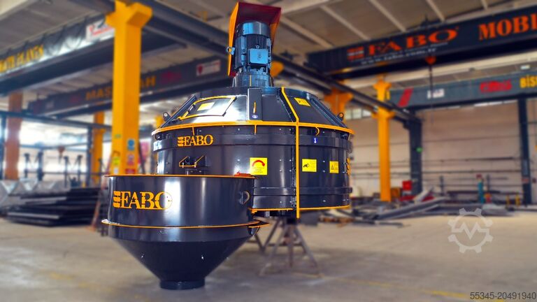 Concrete mixer FABO Concrete planetary mixer Concrete planetary mixer