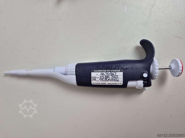 Gilson PIPETMAN P2 0,2–2 μL Einkanalpipette, Farbkennzeichnung: Rot Gilson Pipetman PIPETMAN P2 0.2-2uL