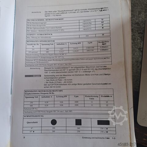 Piła taśmowa MEP Shark 332 CCS Hydra