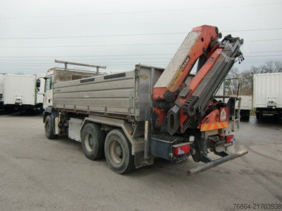 Driezijdige kipper MAN TGA 33.430 6X4 KIPPER, MANUEL, E4 PALFINGER BLATT-BLATT