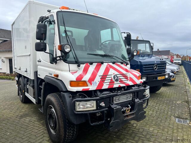 Koffer Unimog Mercedes-Benz UNIMOG U400 Laadbak Laadklep Ai