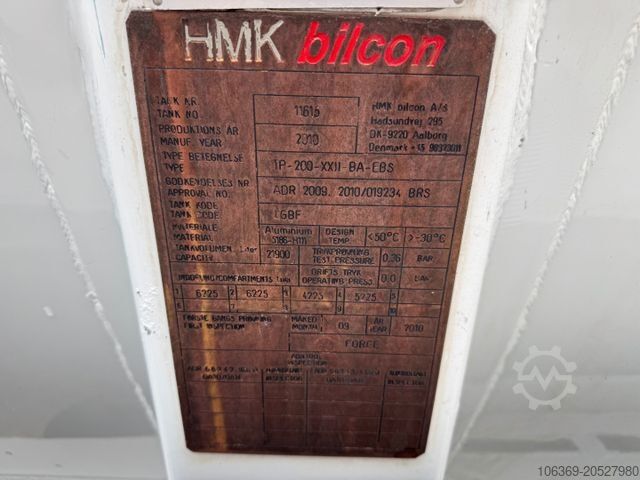 Tankoplegger  HMK Bilcon 22.000 l. ADR Tank 4 compartment
