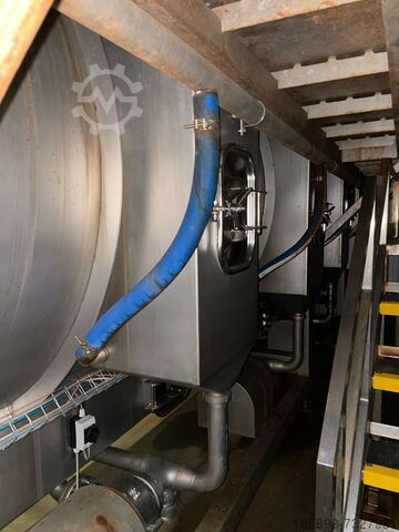 Heavy duty continuous cooling screw JBT FT NON Cooling screw for vegetables and sauce pouches