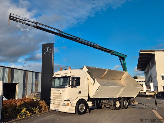 Kipper LKW SCANIA G490 LB6x2*4HNB Palfinger PK 18002-EH D Funk AHK