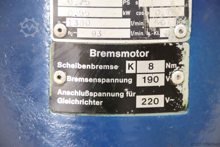 Silnik przekładniowy 0,55 kW 93 obr. Nord SK 530SU-80S/4BRE8