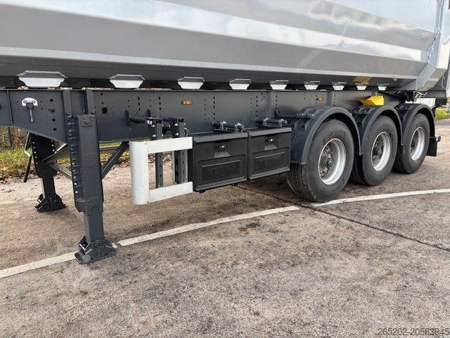 Kippers oplegger KEMPF Aluhalbschalenmulde, SKM 36/3 ARB, 35 cbm