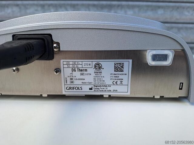 Grifols DG Therm Incubator Grifols DG Therm